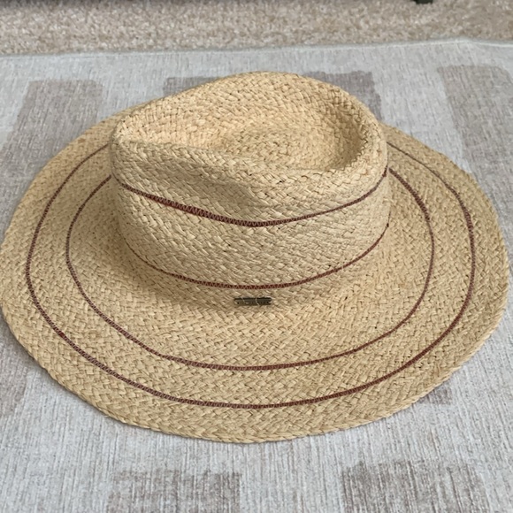 CAMILA FEDORA - NATURAL WITH STRIPES 55 XS - Picture 6 of 10